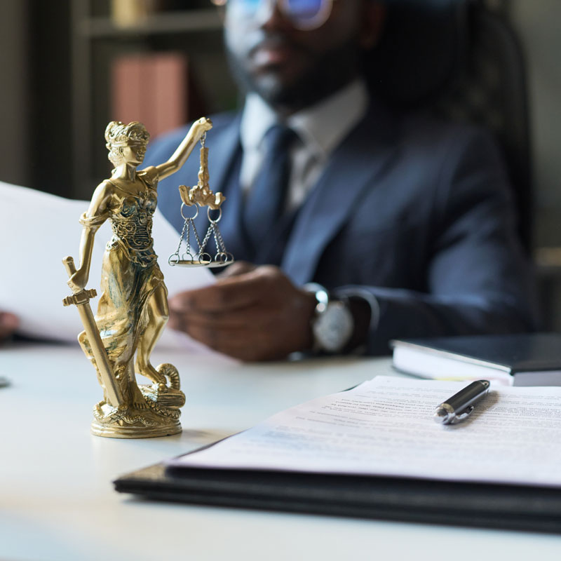 lawyer and paper work